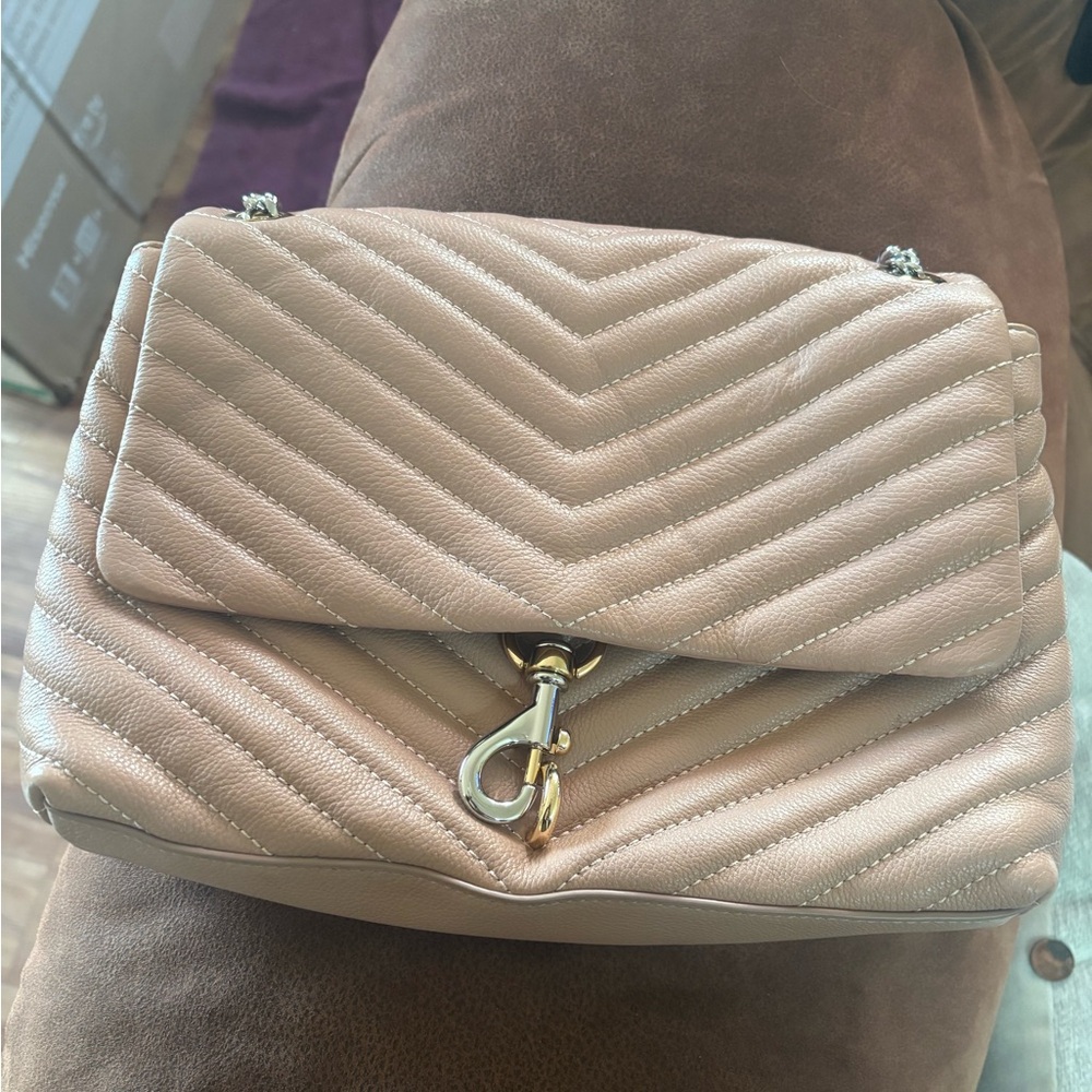 Rebecca Minkoff Quilted Tan Shoulder Bag